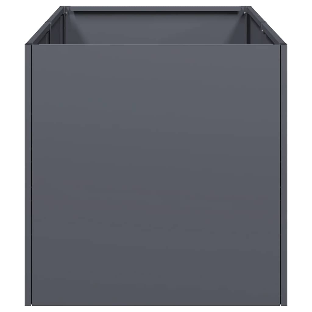 vidaXL Planter Anthracite 40x80x40 cm Cold-rolled Steel 4