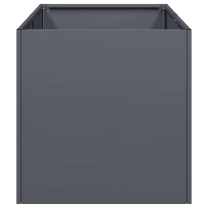 vidaXL Planter Anthracite 40x80x40 cm Cold-rolled Steel 4