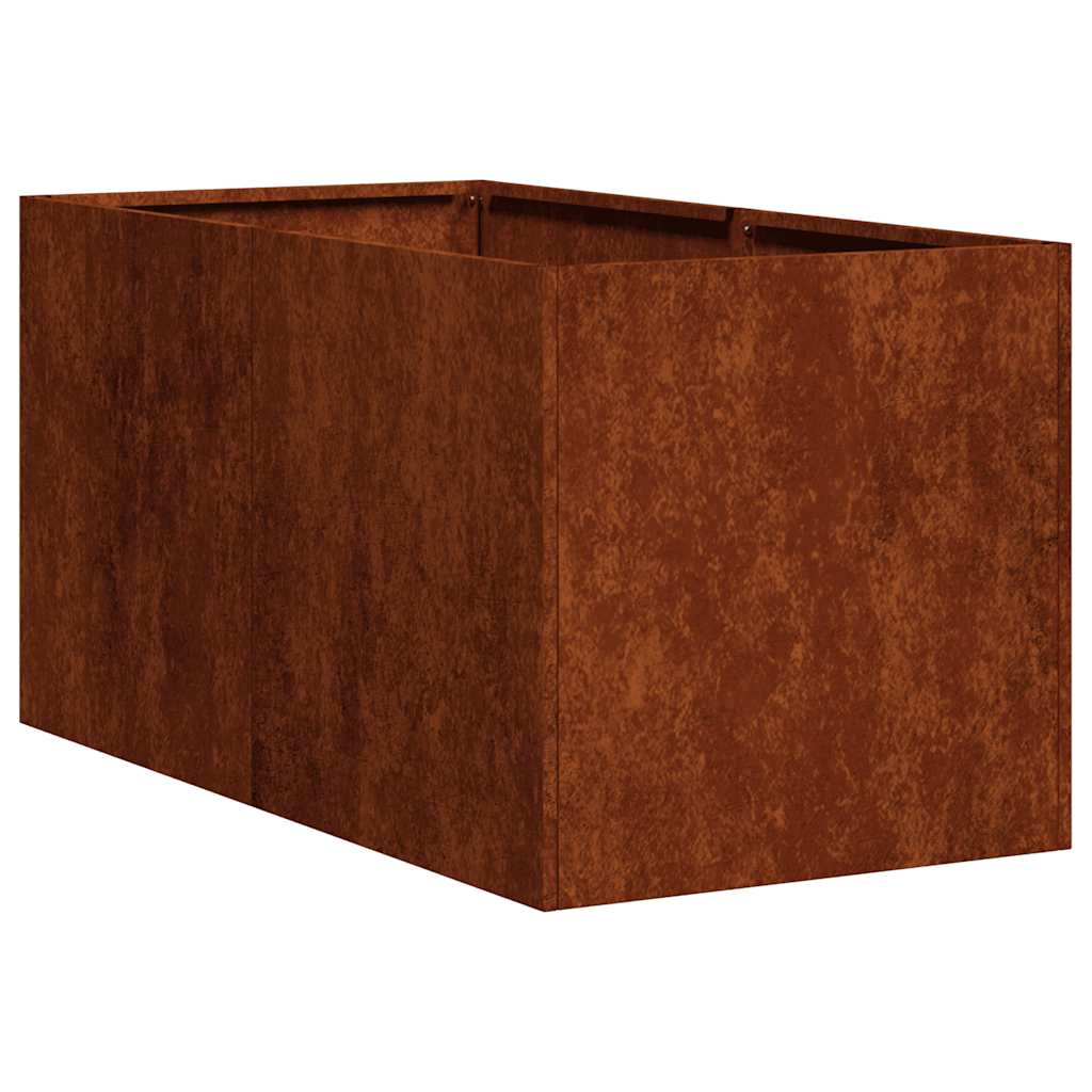 vidaXL Garden Planter Rusty 40 x 80 x 40 cm 2