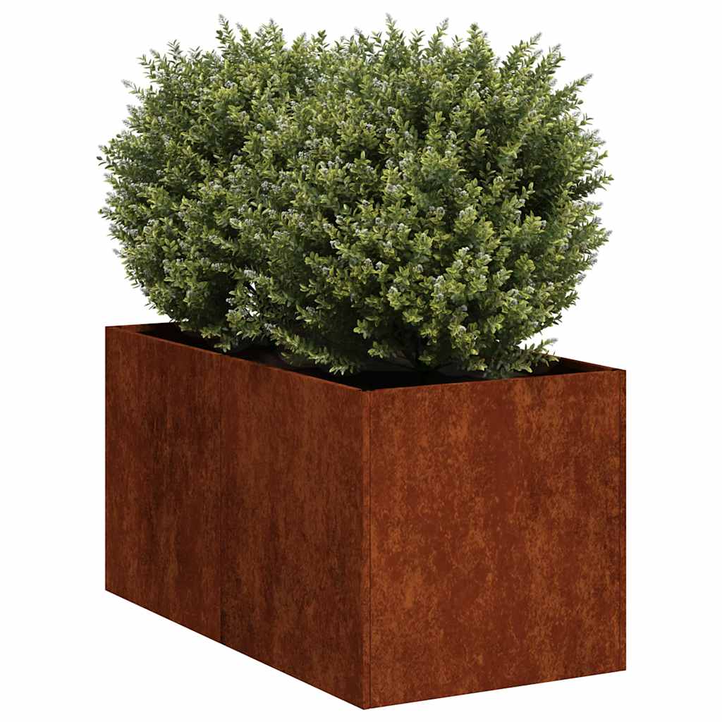 vidaXL Garden Planter Rusty 40 x 80 x 40 cm 3