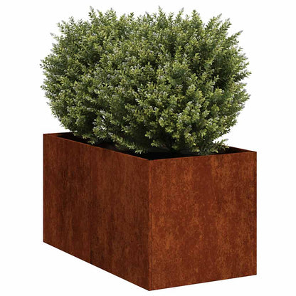 vidaXL Garden Planter Rusty 40 x 80 x 40 cm 3