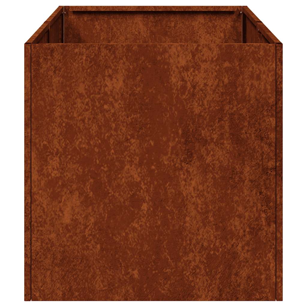 vidaXL Garden Planter Rusty 40 x 80 x 40 cm 5