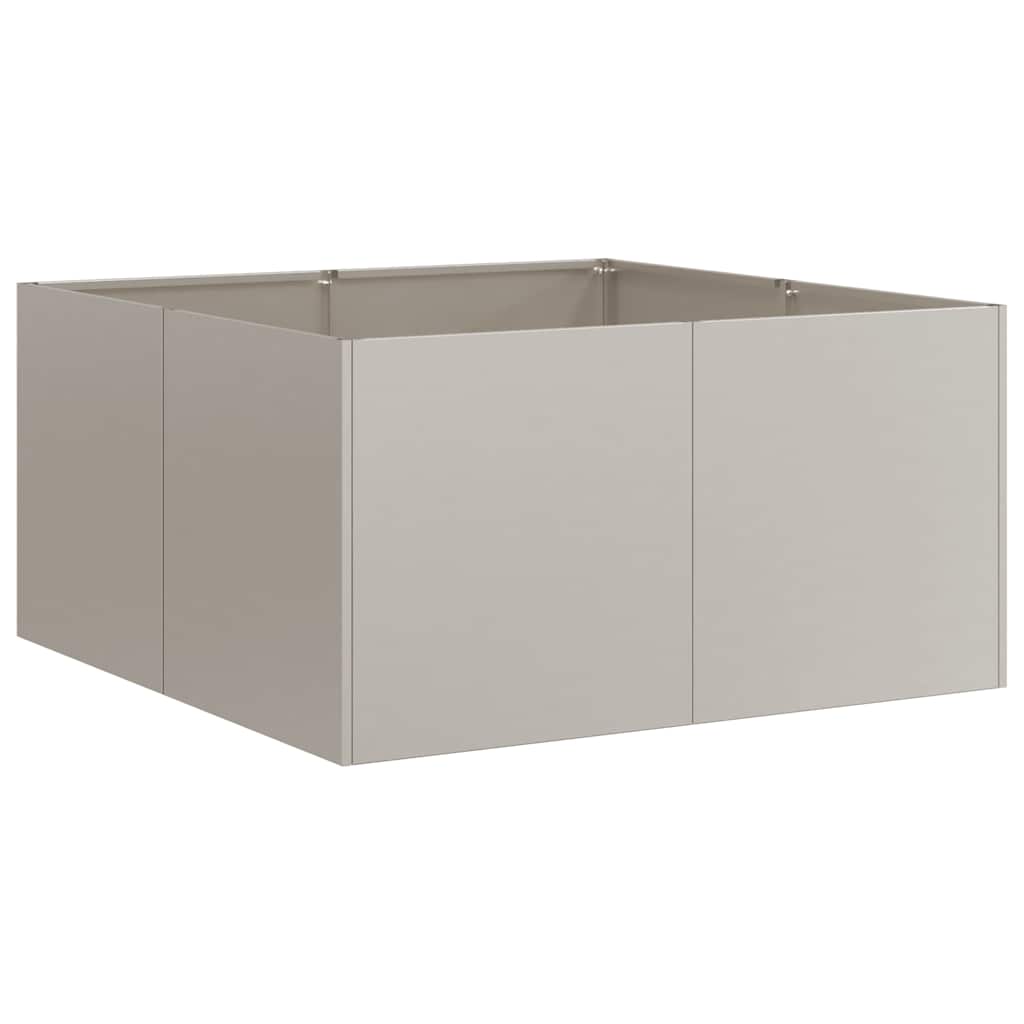 vidaXL Garden Planter Rusty 80 x 80 x 40 cm 4