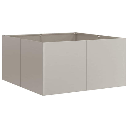 vidaXL Garden Planter Rusty 80 x 80 x 40 cm 4
