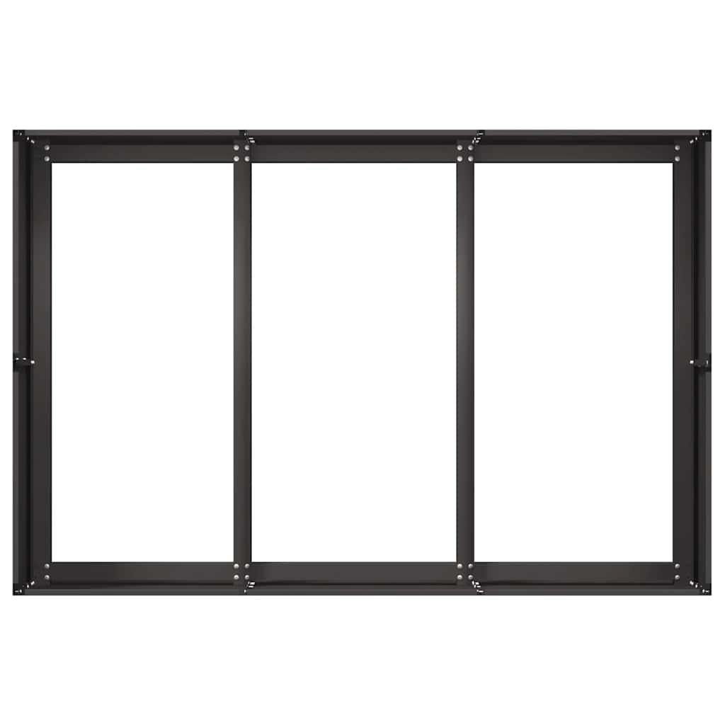 vidaXL Planter Black 120x80x40 cm Steel 5