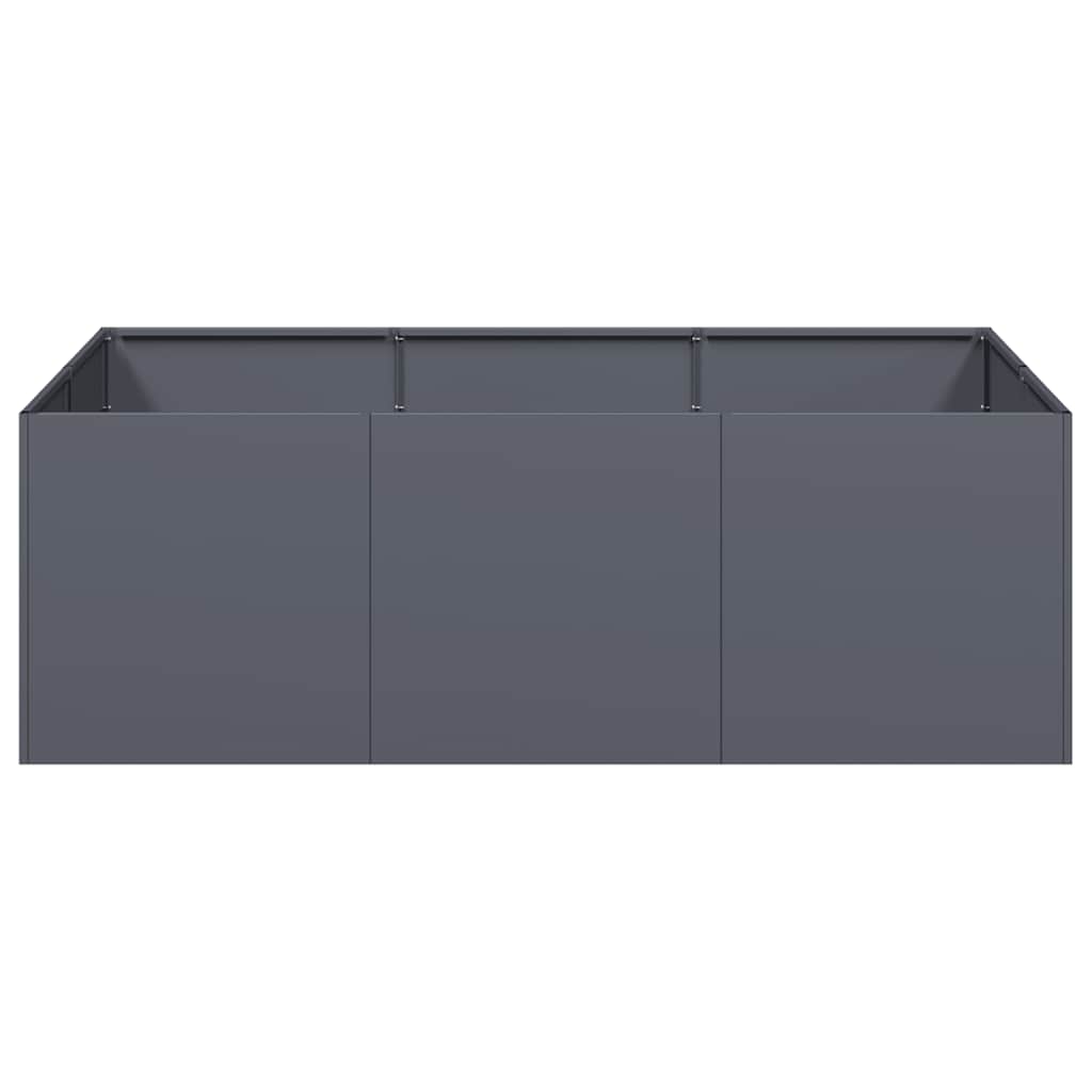 vidaXL Planter Anthracite 120x80x40 cm Steel 4