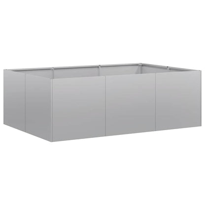 vidaXL Planter 120x80x40 cm Galvanised Steel 2