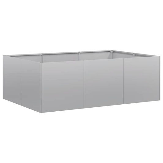 vidaXL Planter 120x80x40 cm Galvanised Steel 2