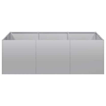 vidaXL Planter 120x80x40 cm Galvanised Steel 4