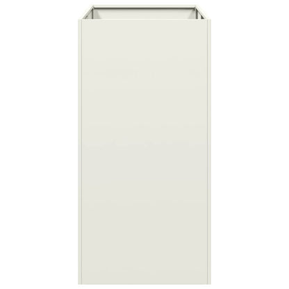 vidaXL Planter White 40x80x80 cm Steel 4