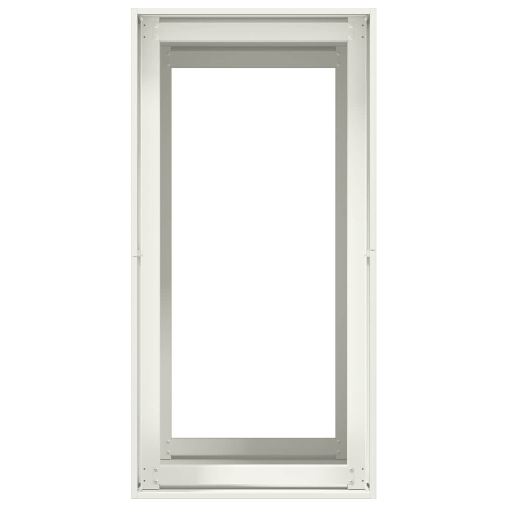 vidaXL Planter White 40x80x80 cm Steel 5