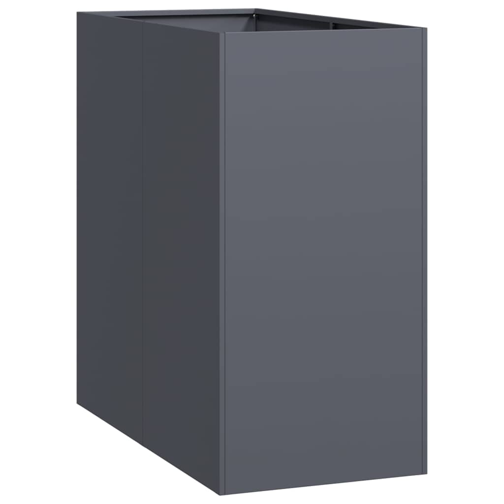 vidaXL Planter Anthracite 40x80x80 cm Steel 2