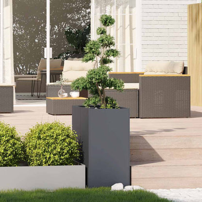 vidaXL Planter Anthracite 40x80x80 cm Steel 3