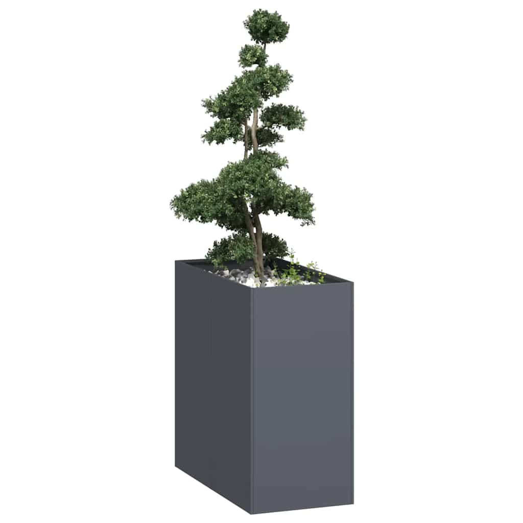 vidaXL Planter Anthracite 40x80x80 cm Steel 1
