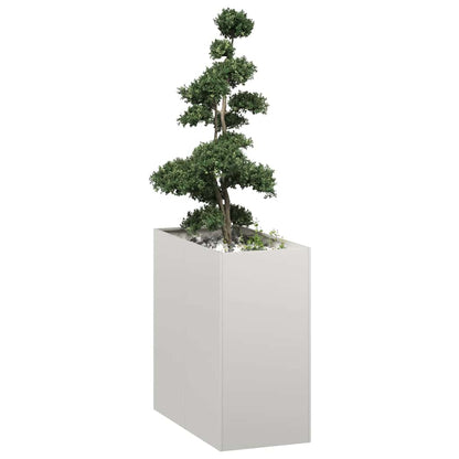vidaXL Planter Steel Depth 80 cm Height 80 cm