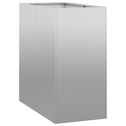 Planter Steel Depth 80 cm Height 80 cm Galvanised steel