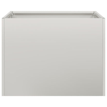 vidaXL Planter 40x40x30 cm Stainless Steel 3