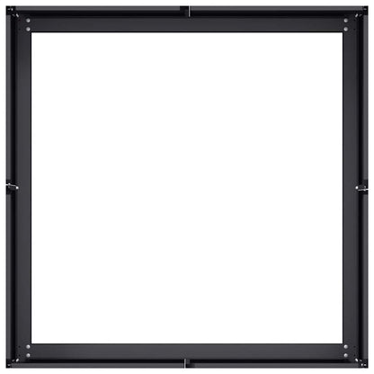 vidaXL Planter Black 80x80x30 cm Steel 5