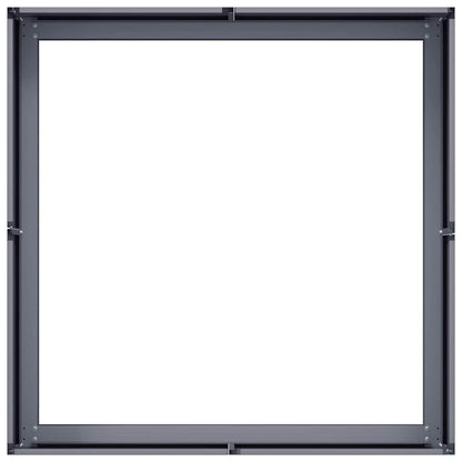 vidaXL Planter Anthracite 80x80x30 cm Steel 4