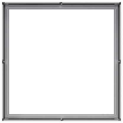 vidaXL Planter 100x100x30 cm Galvanised Steel 5