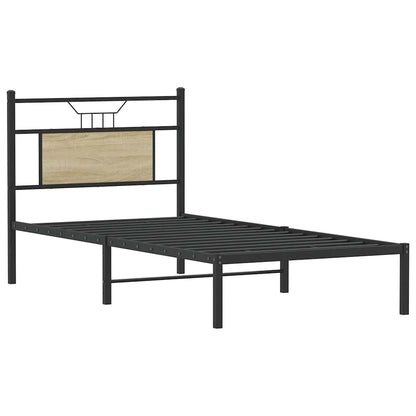 vidaXL Bed Frame without Mattress Sonoma Oak 80x200 cm Engineered Wood 5