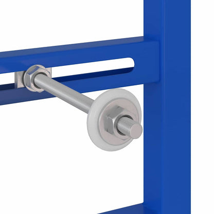 vidaXL Wall Support for Basin System Manual Blue 50 x 3 x 112 cm 5