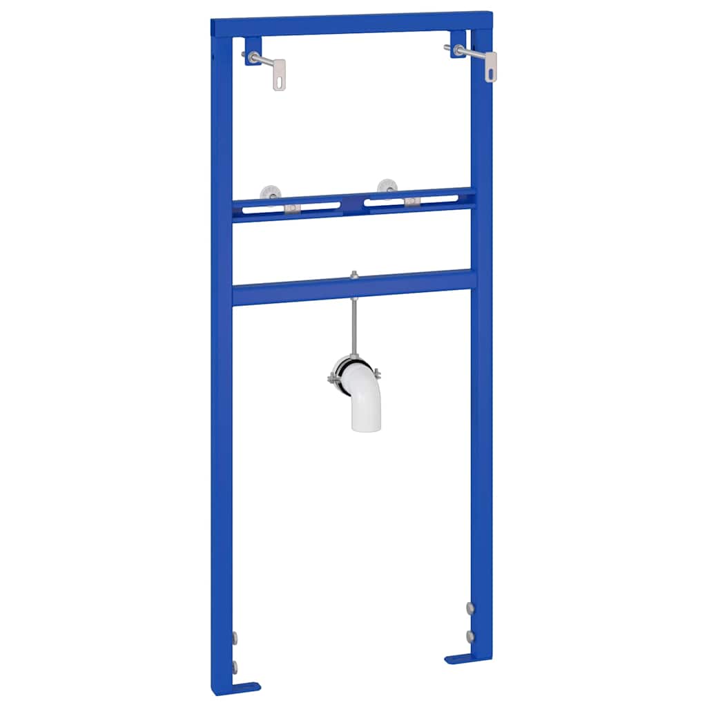 vidaXL Wall Support for Basin System Manual Blue 50 x 3 x 112 cm 4