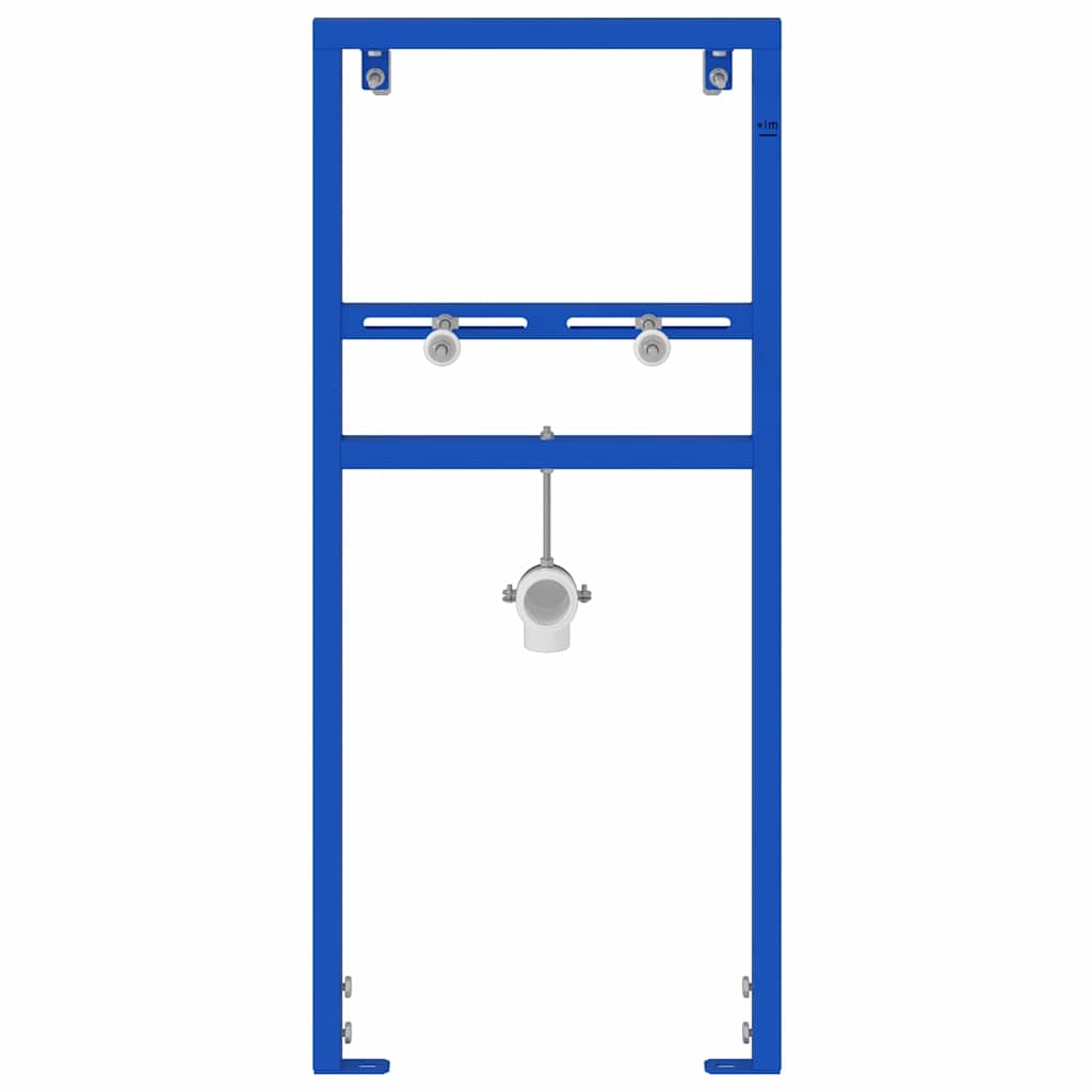 vidaXL Wall Support for Basin System Manual Blue 50 x 3 x 112 cm 2