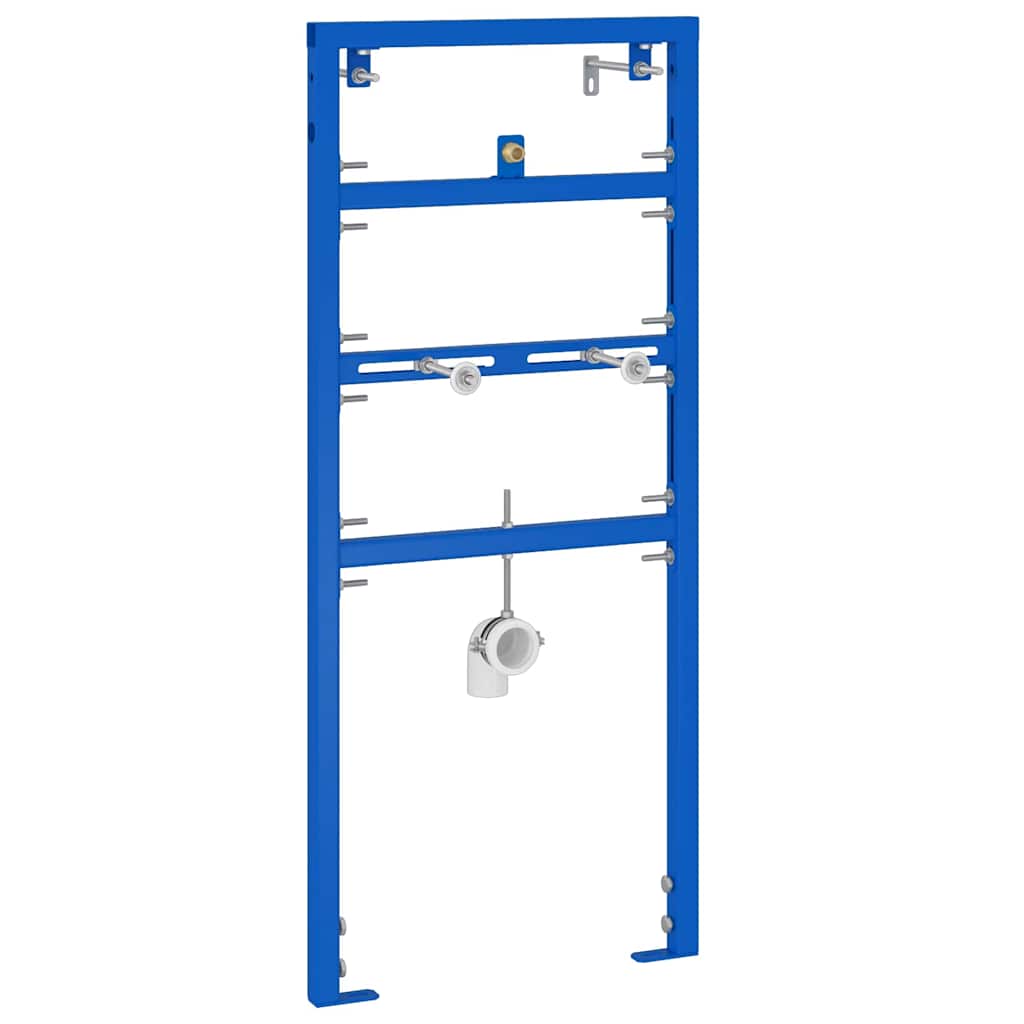 vidaXL Wall Support for Urinal System Manual Blue 50 x 3 x 112 cm 1