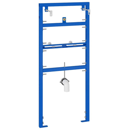 vidaXL Wall Support for Urinal System Manual Blue 50 x 3 x 112 cm 4