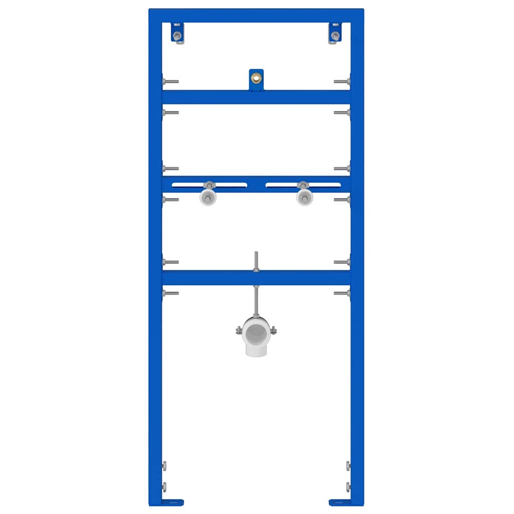 vidaXL Wall Support for Urinal System Manual Blue 50 x 3 x 112 cm 2
