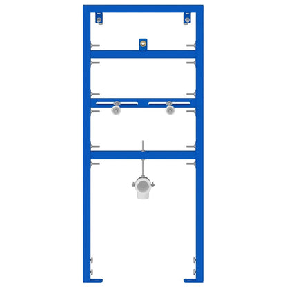 vidaXL Wall Support for Urinal System Manual Blue 50 x 3 x 112 cm 2