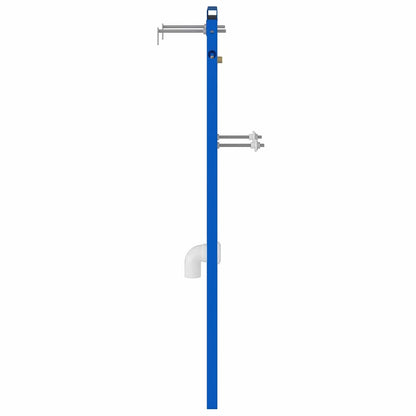 vidaXL Wall Support for Urinal System Manual Blue 50 x 3 x 112 cm 3