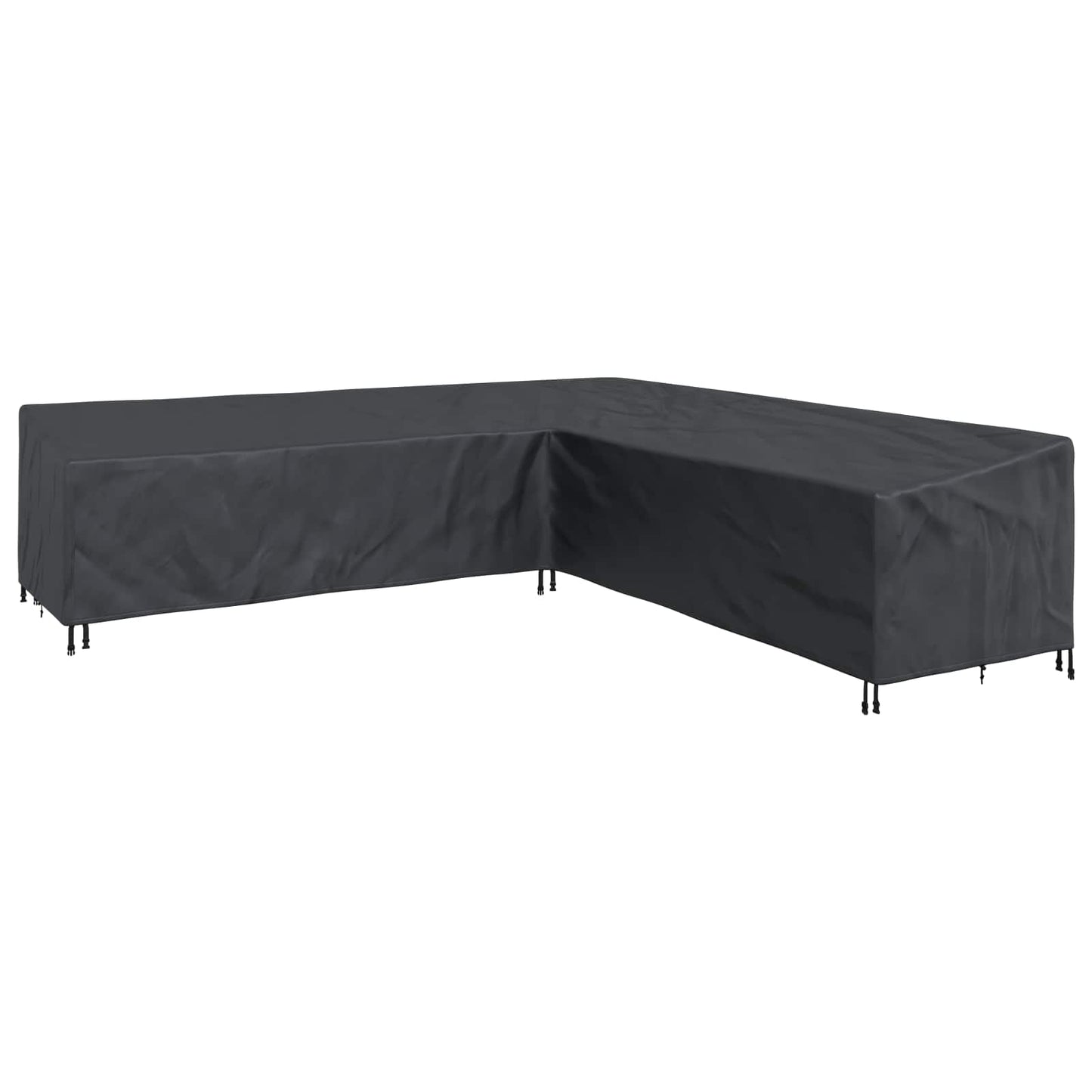 vidaXL Furniture Cover 325 x 325 x 80 cm 600D Oxford Fbric L-Shape 5