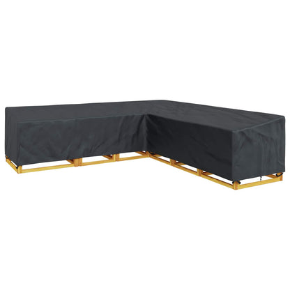 vidaXL Furniture Cover 325 x 325 x 80 cm 600D Oxford Fbric L-Shape 3