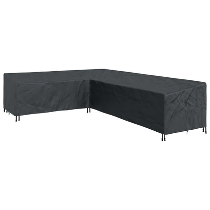 vidaXL Furniture Cover 355 x 275 x 80 cm 420D Oxford Fbric L-Shape 5
