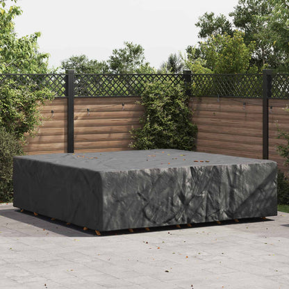 vidaXL Furniture Cover Plain Black 260 x 260 x 70 cm 600D 1