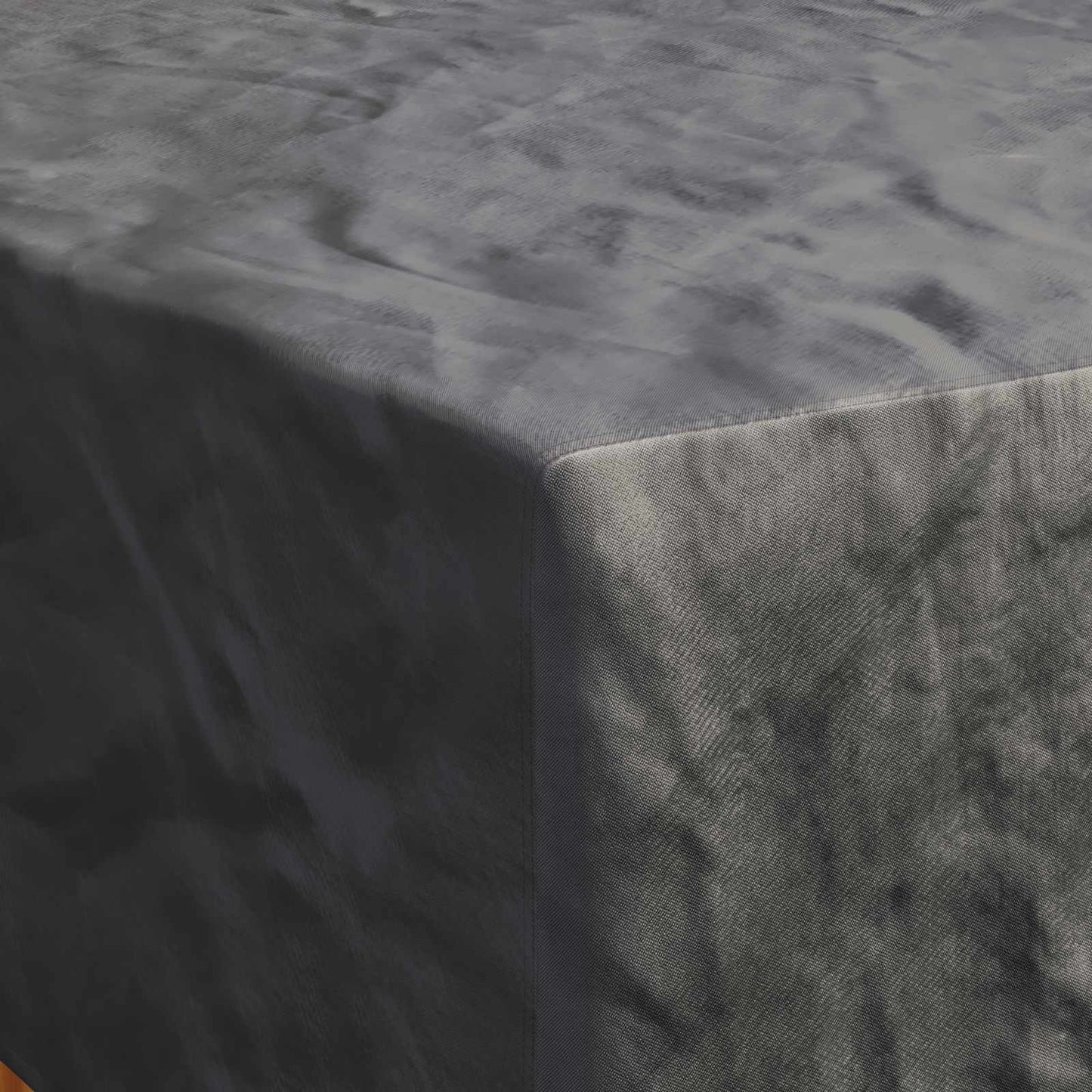 vidaXL Furniture Cover Plain Black 300 x 300 x 70 cm 600D 4