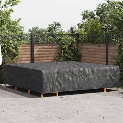 vidaXL Furniture Cover Plain Black 300 x 300 x 70 cm 600D 1