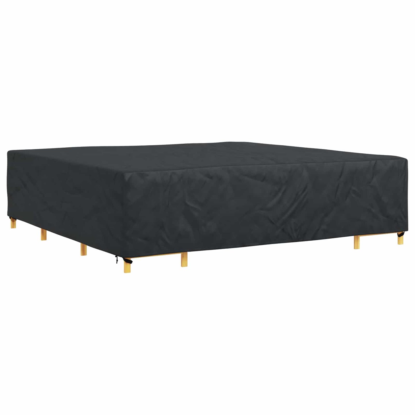 vidaXL Furniture Cover Plain Black 300 x 300 x 70 cm 600D 3