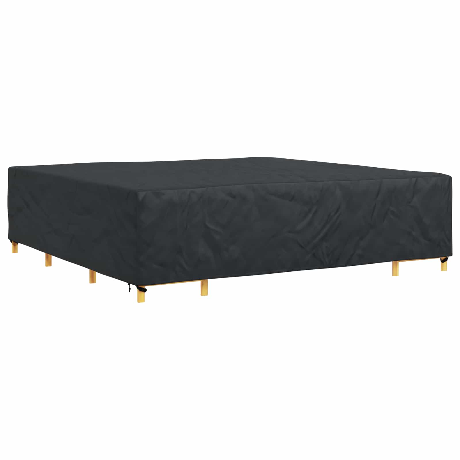 vidaXL Furniture Cover Plain Black 300 x 300 x 70 cm 600D 3