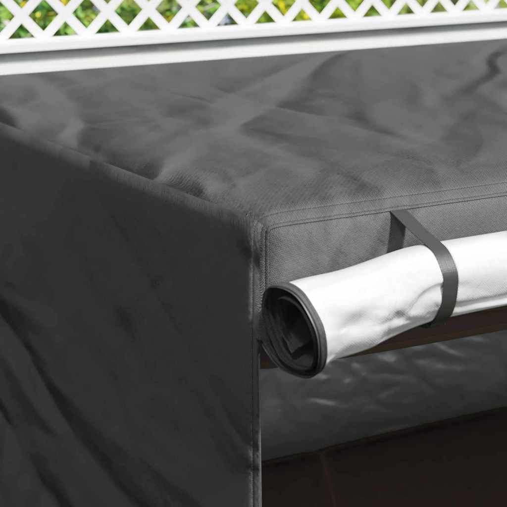 vidaXL Outdoor Swing Cover Black 220 x 150 x 150 cm 600D Oxford Fbric 5