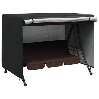 vidaXL Outdoor Swing Cover Black 220 x 150 x 150 cm 600D Oxford Fbric 3
