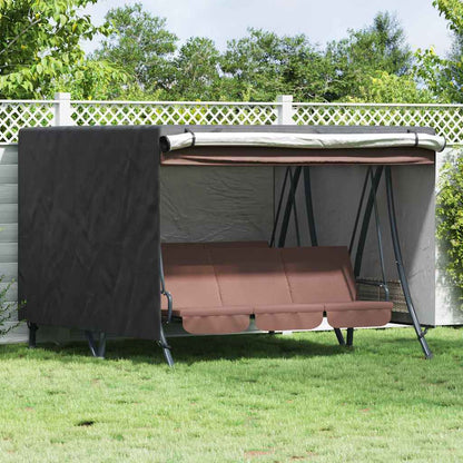 vidaXL Outdoor Swing Cover Black 250 x 250 x 160 cm 600D Oxford Fbric 1