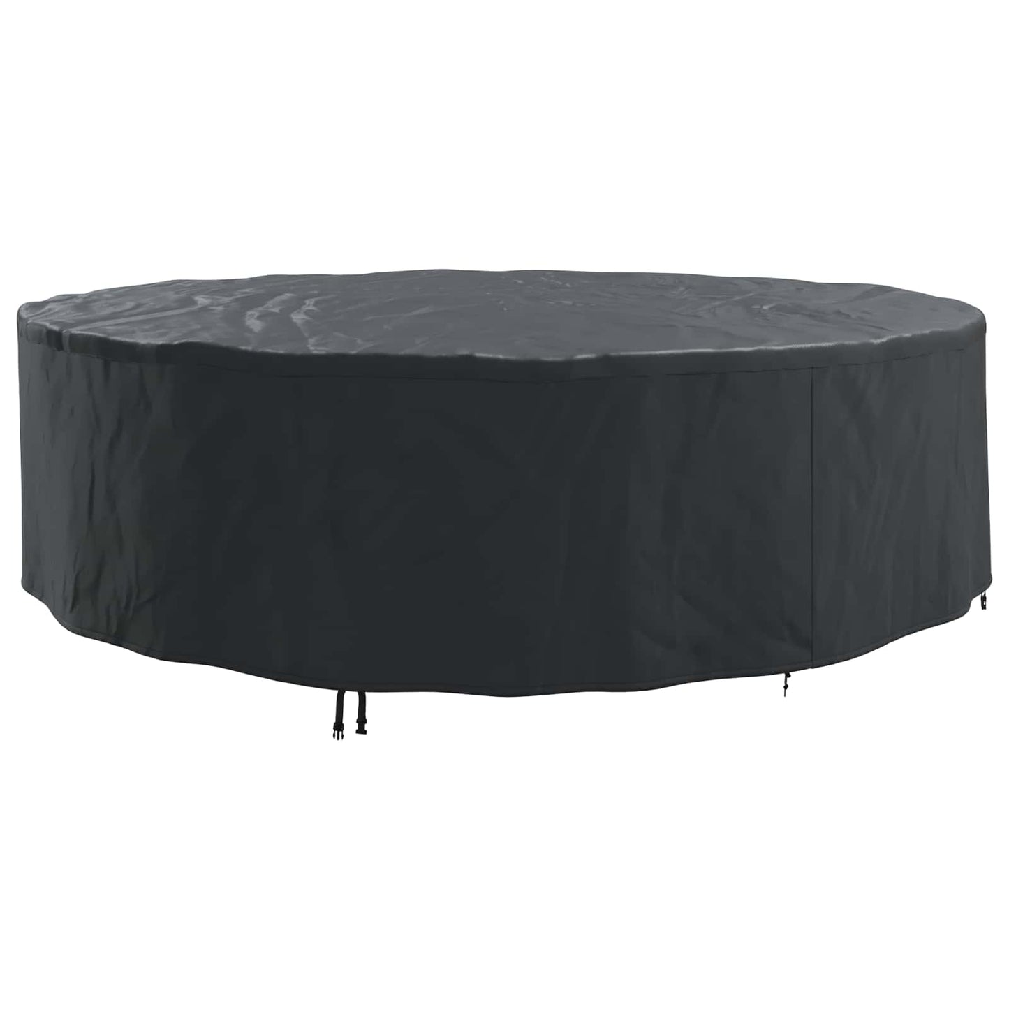 vidaXL Furniture Cover 320 x 320 x 71 cm 600D Oxford Fbric Round Black 2