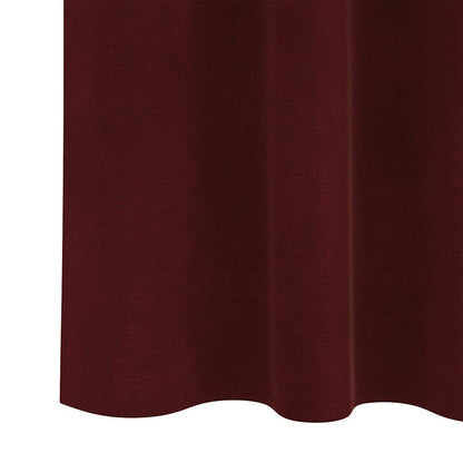 vidaXL Curtains 2 pcs Wine Red 140 x 260 cm Velvet 6