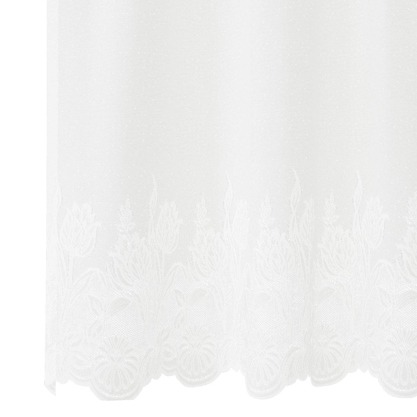 vidaXL Lace Curtain White 1200 x 300 cm Polyester 5