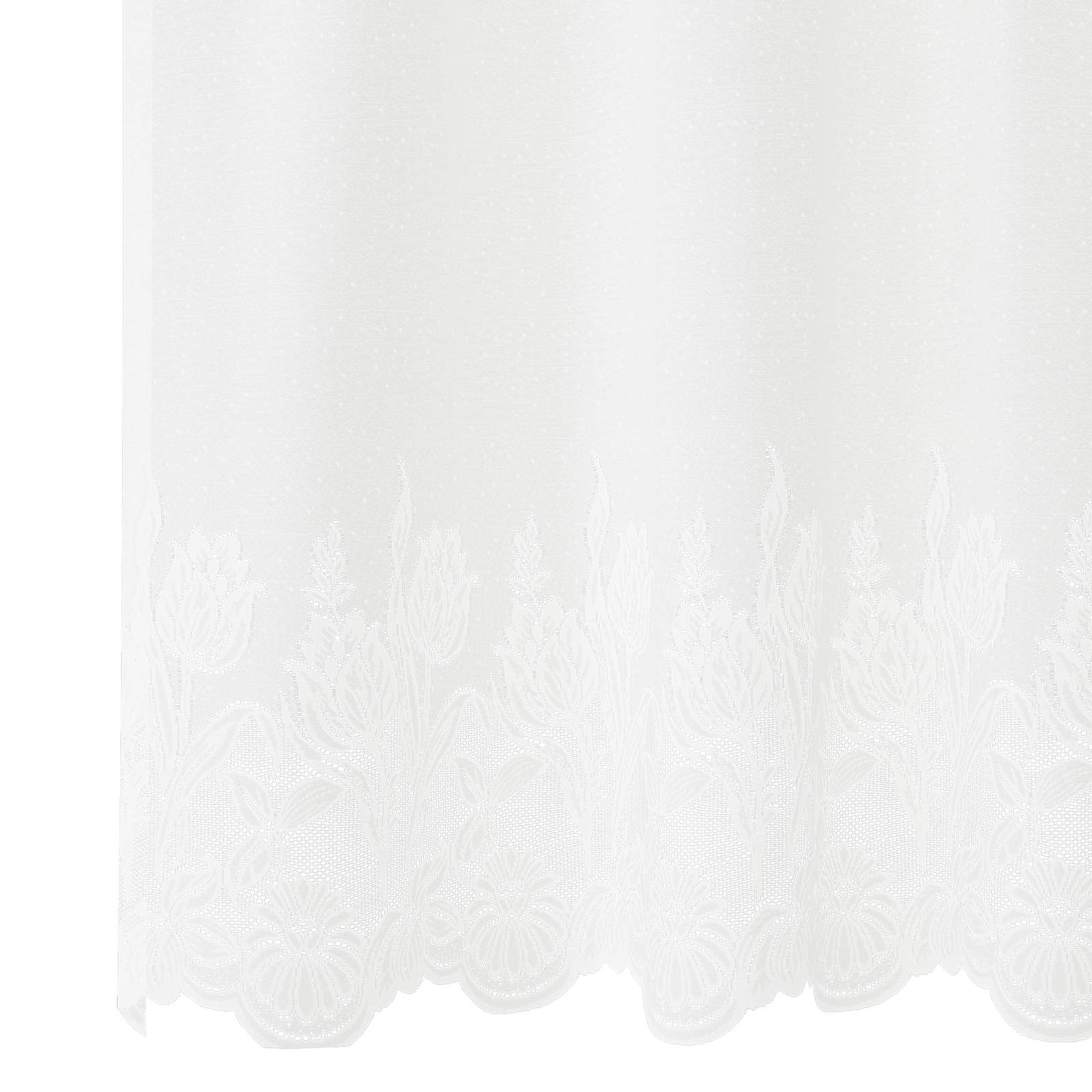 vidaXL Lace Curtain White 1200 x 300 cm Polyester 5