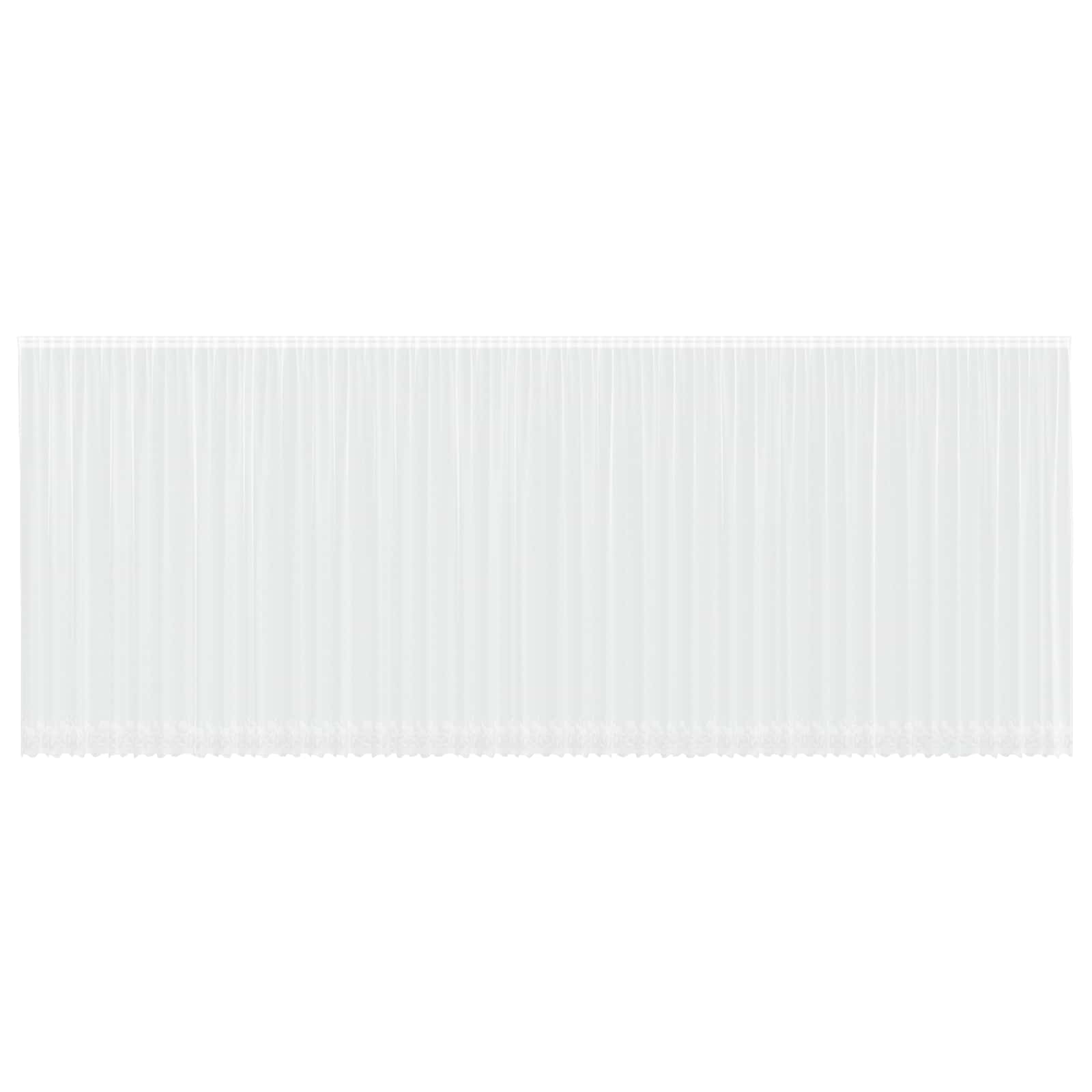 vidaXL Lace Curtain White 1200 x 300 cm Polyester 2