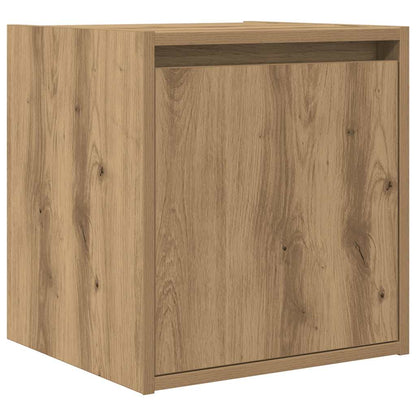 vidaXL Wall-Mounted Bedside Cabinets 2 pcs Artisan Oak 38x34x40 cm 5